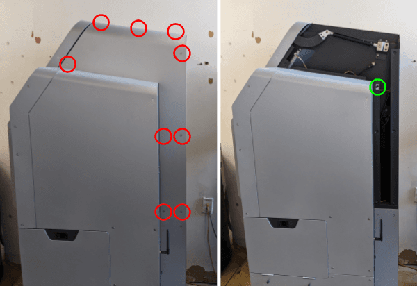Remove the Right Enclosure Shell