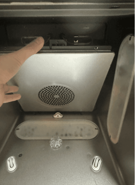 Align the heater cover panel