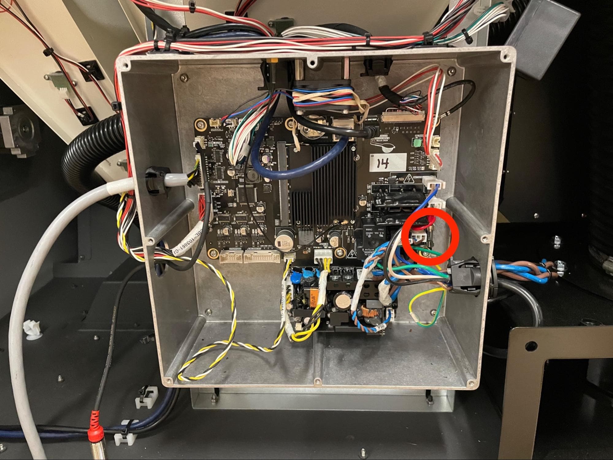 Access the vacuum fuse