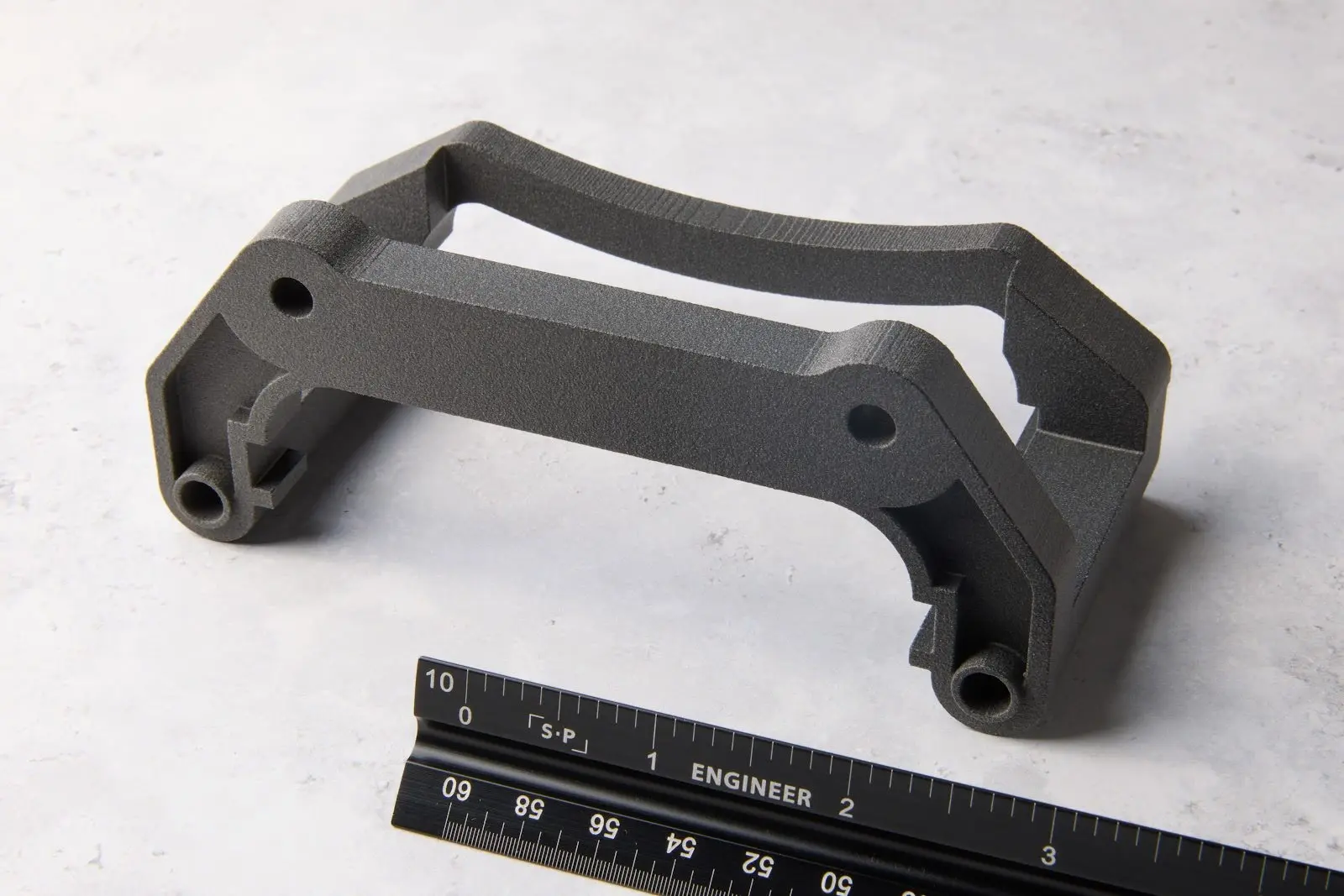 surface finish of blasted and polished fuse nylon 12 powder part