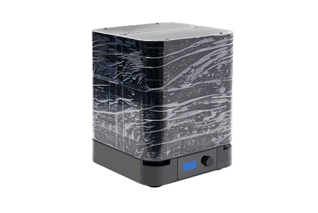 Form Cure plastic wrap removal