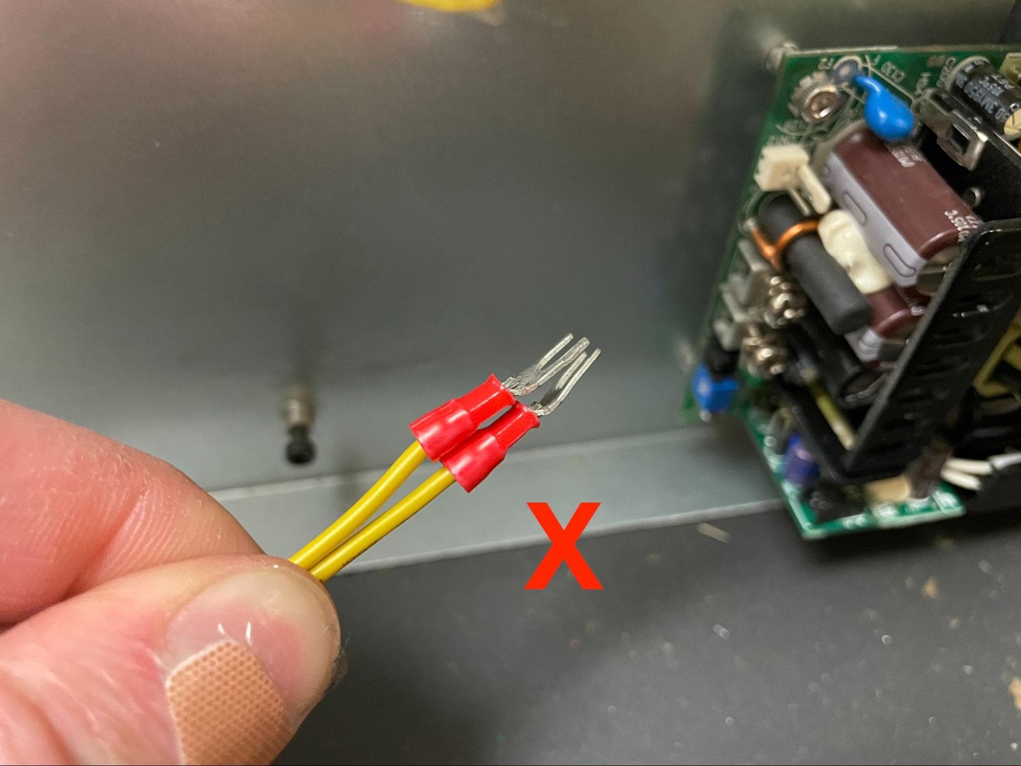 Install the new power supply