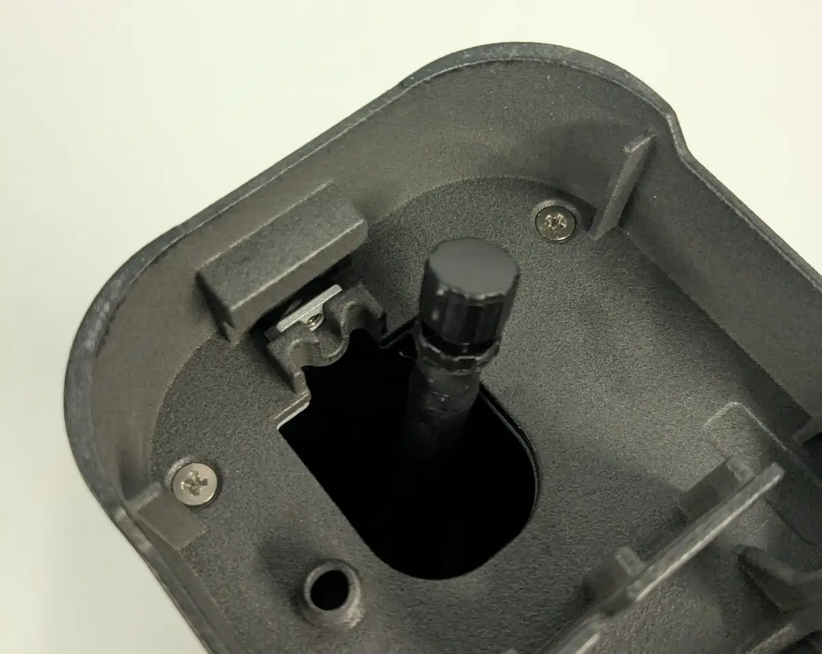 Step 1: Remove the resin pump tube clip