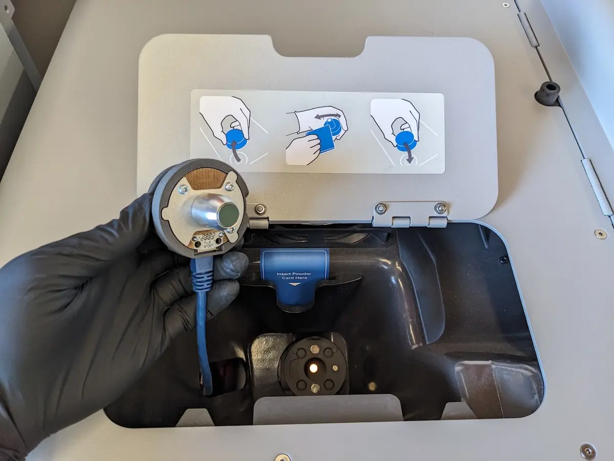 The IR sensor is reconnected to the yellow wire.