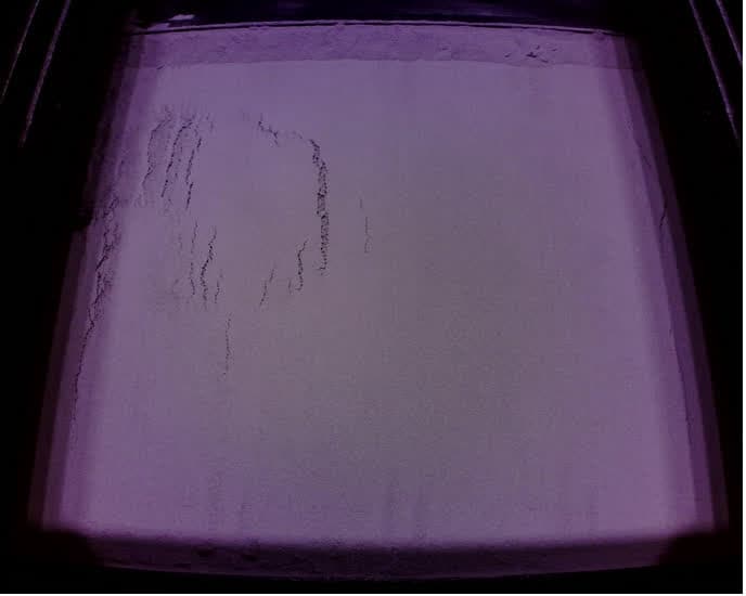 Bed tearing with Nylon 12 GF Powder