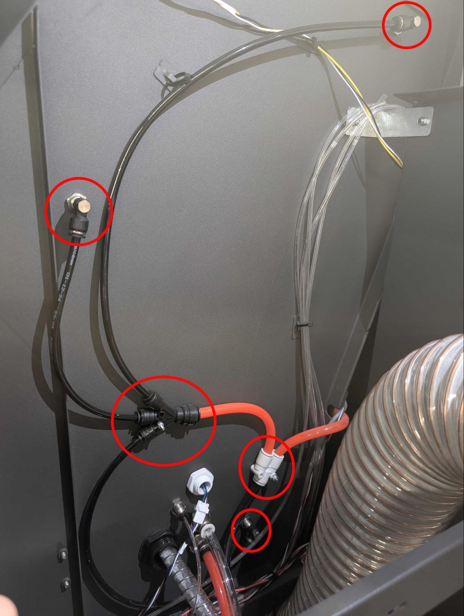 II: Inspecting or Replacing the Pneumatic Tubing