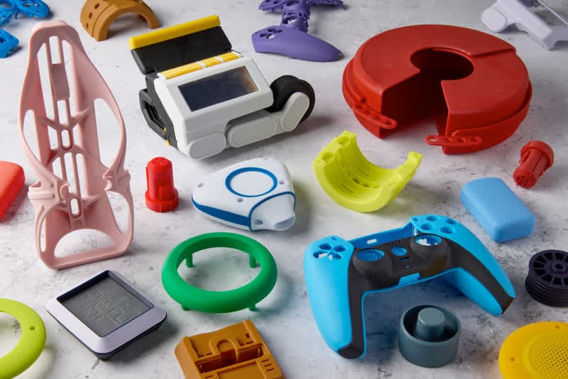 ColorレジンV5で3Dプリントした様々な造形品