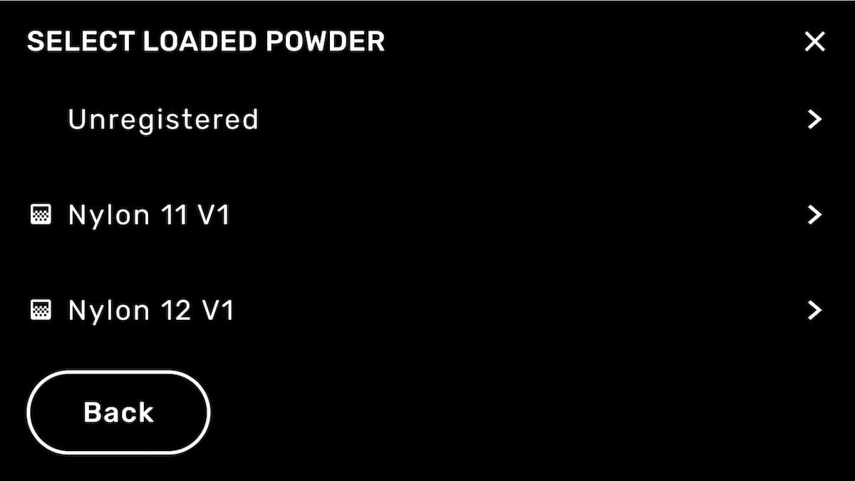 The Fuse Sift powder's switching workflow, screen 3