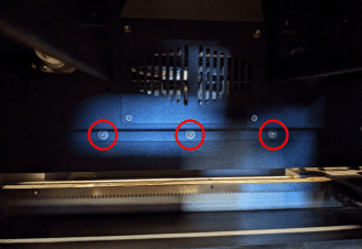 Remove the original quartz tube heater frame