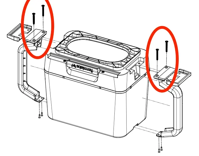 Adjusting the tabs on a powder cartridge