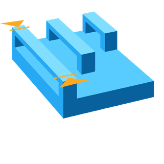 Maximum horizontal support span length diagram