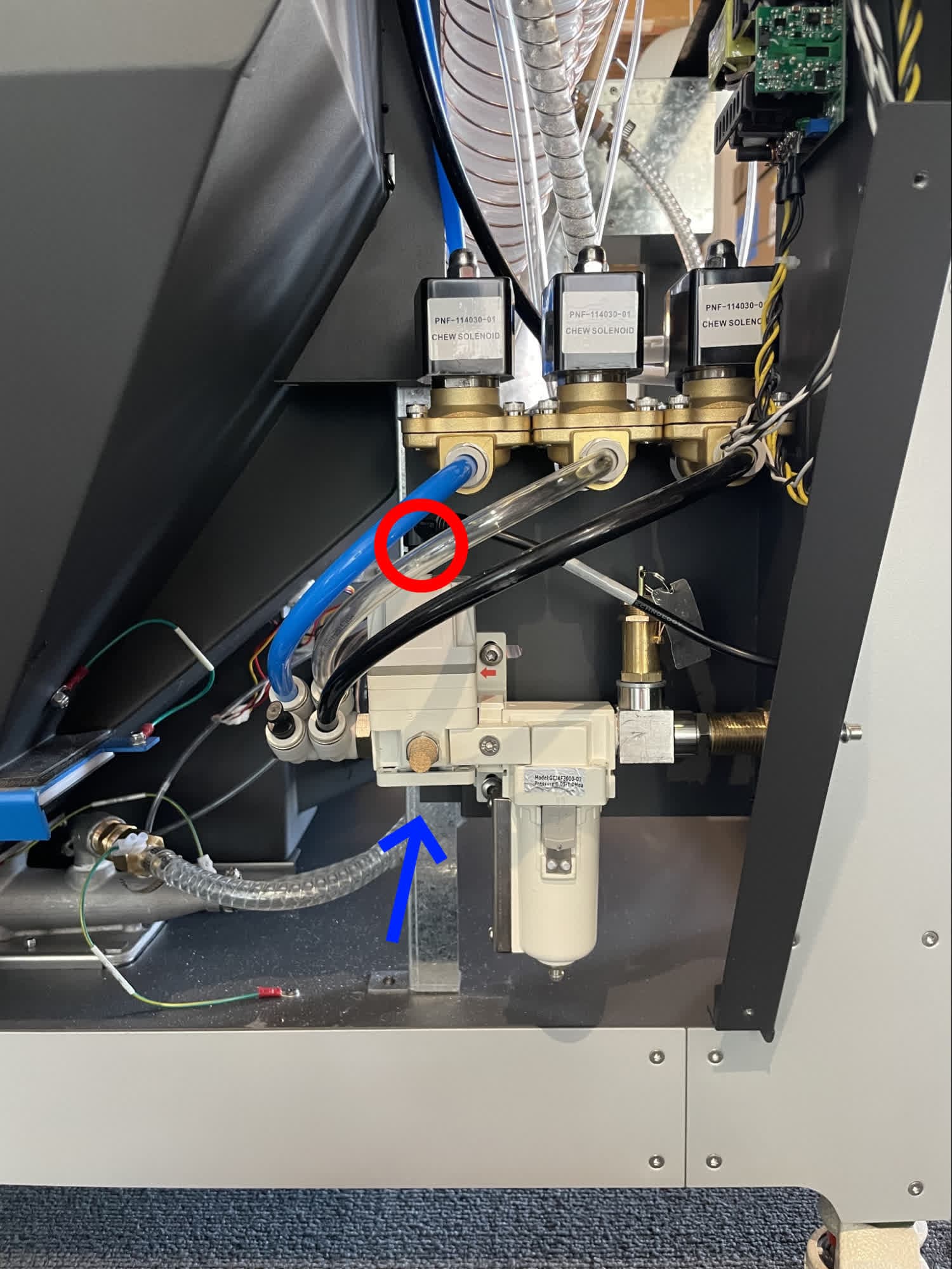 Remove the Pneumatic Cassette