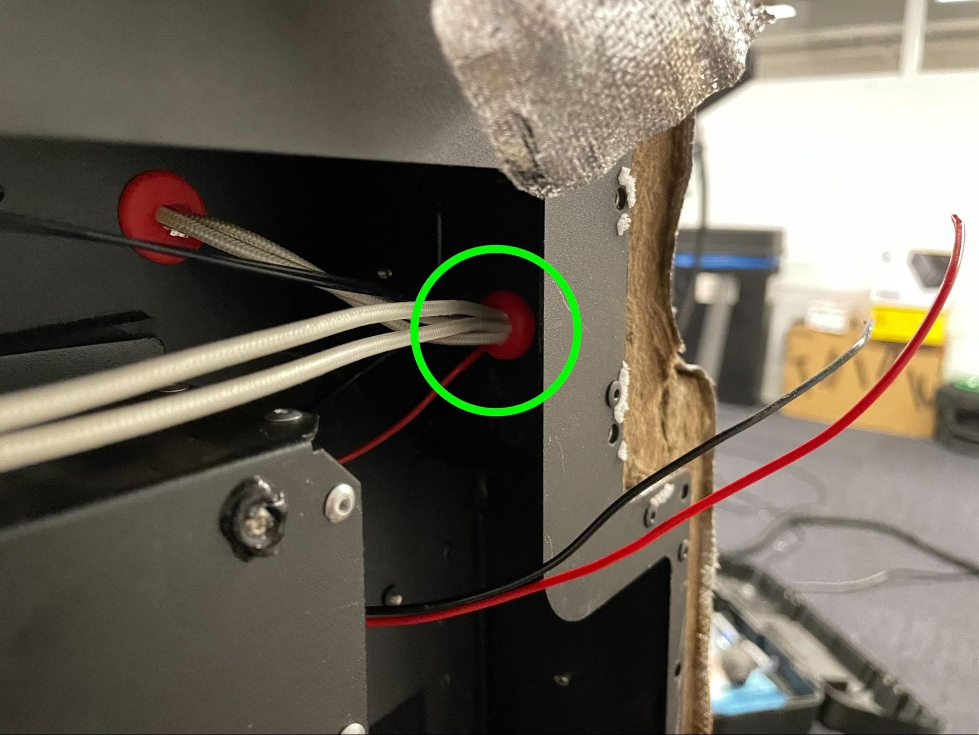 Install the new air heater assembly