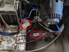 Step 3: Disconnect the N2 sensor and valve (Fuse 1+ 30W only)