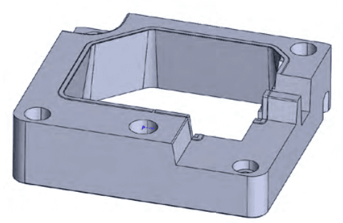 CAD design of the PA12 frame