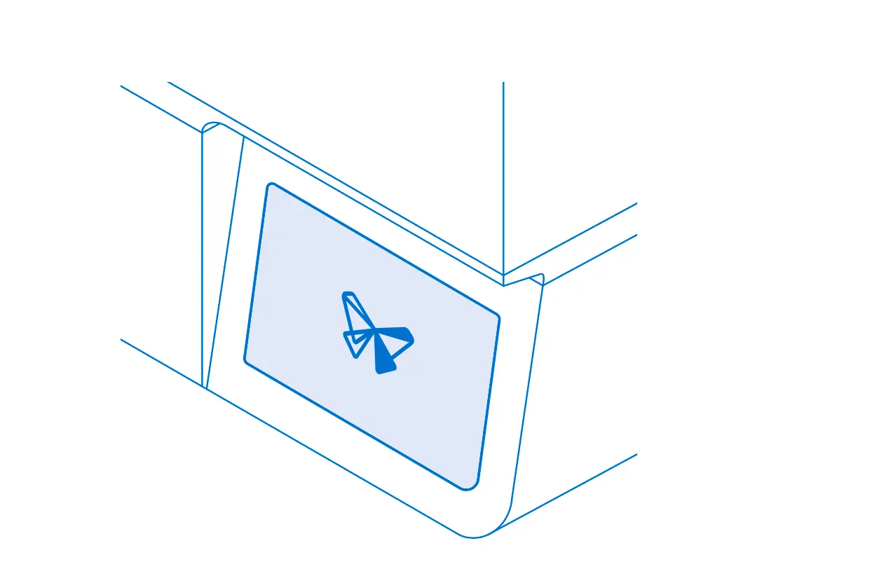 Onboarding screens on the Form Studio 1