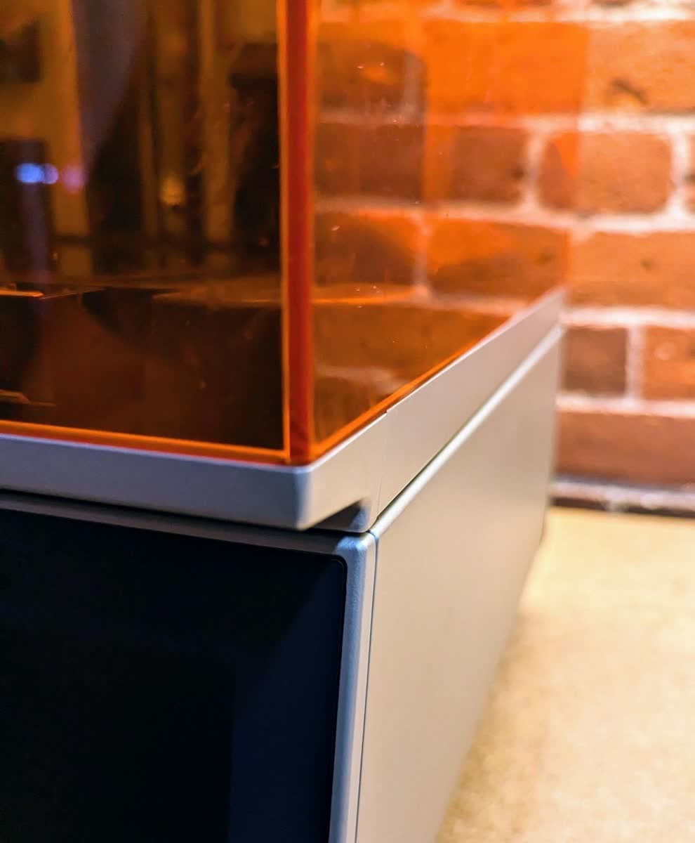 Form 4 cover alignment with sides of the printer step 2