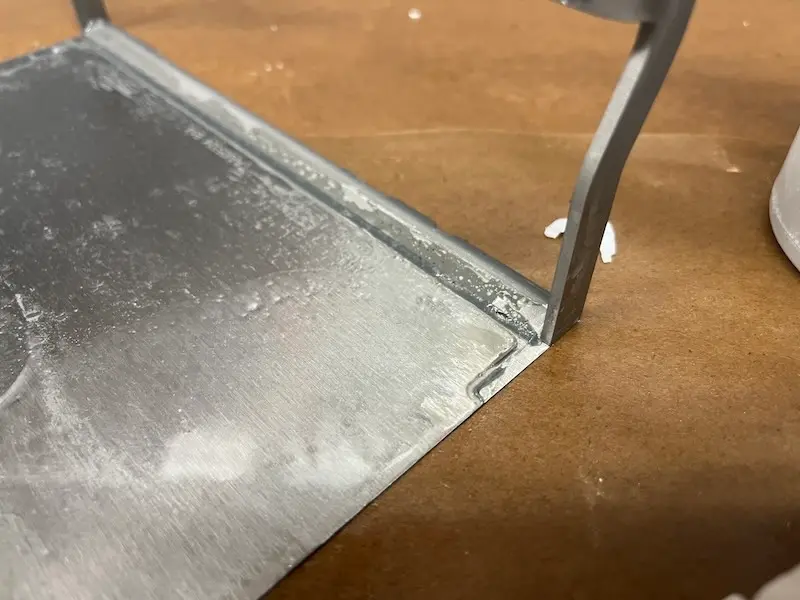 Resin under the print surface on a Flex Build Platform