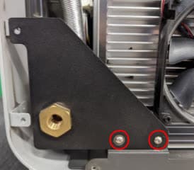 Remove the original laser assembly
