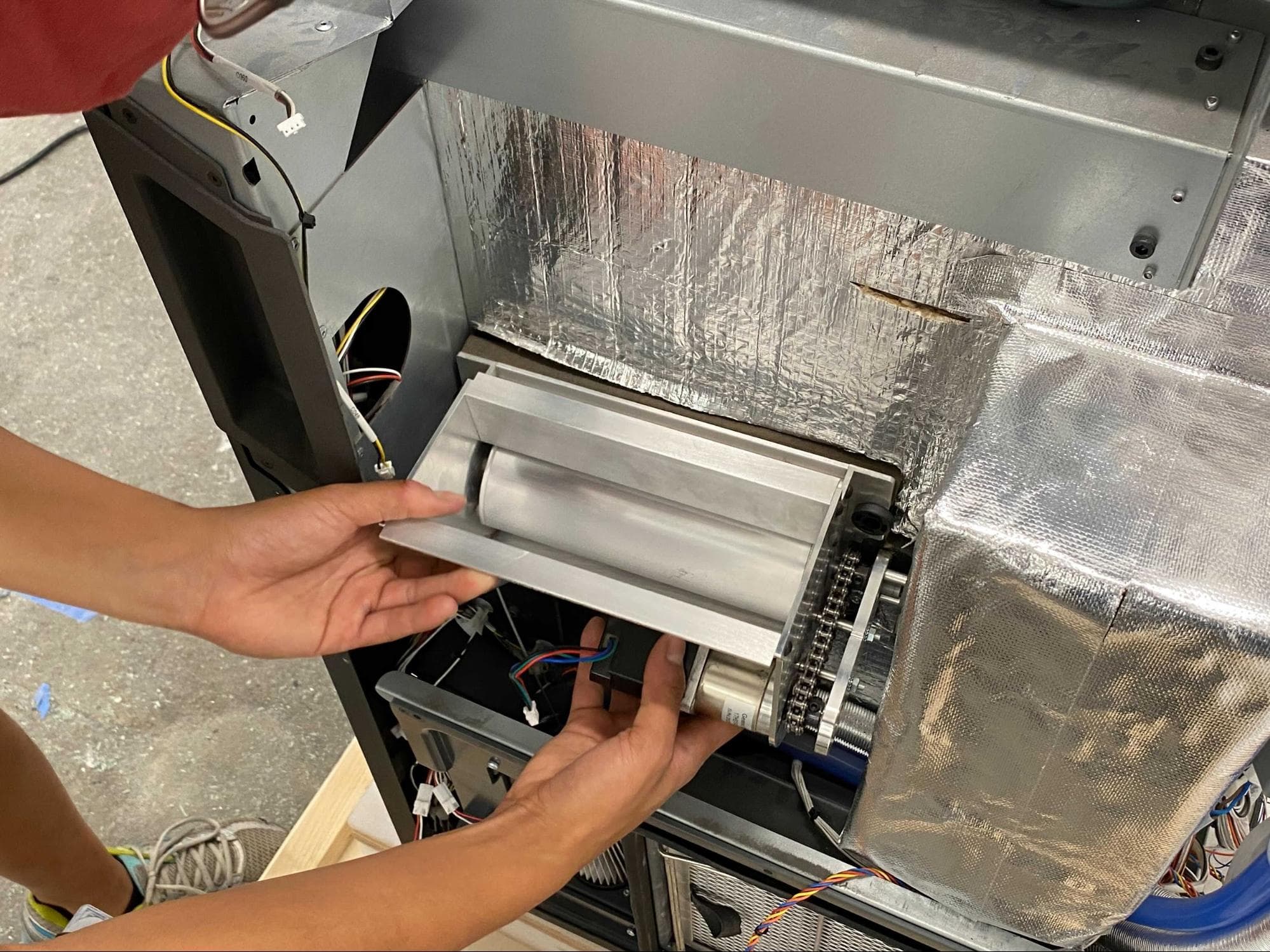 Remove the original doser assembly
