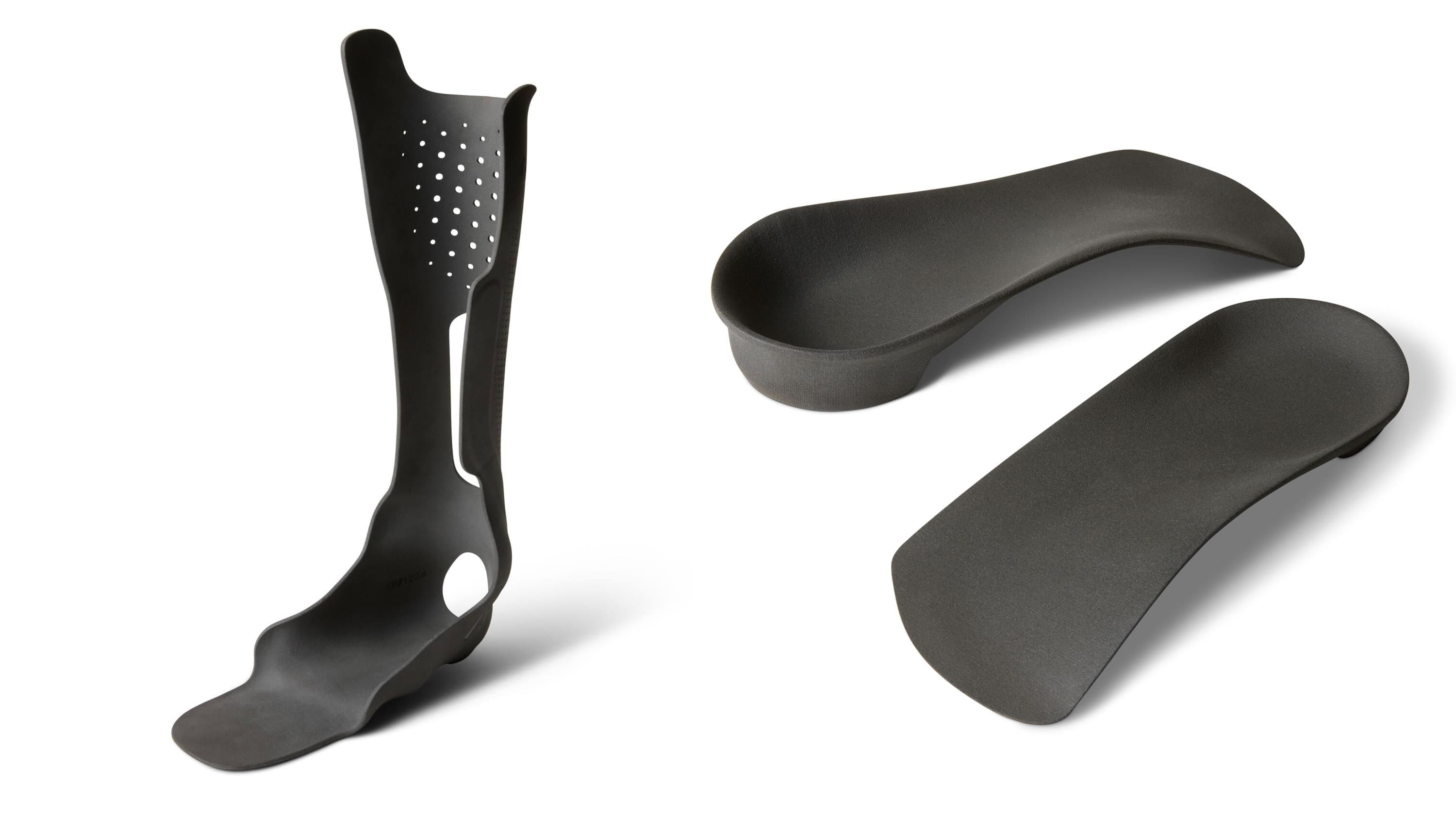 AFO and insole 3D printed in Nylon 11 Pro