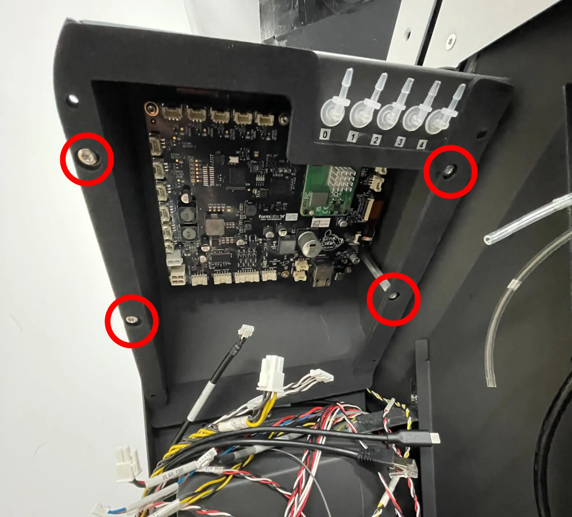 Install the new Electronics Box and Cover.