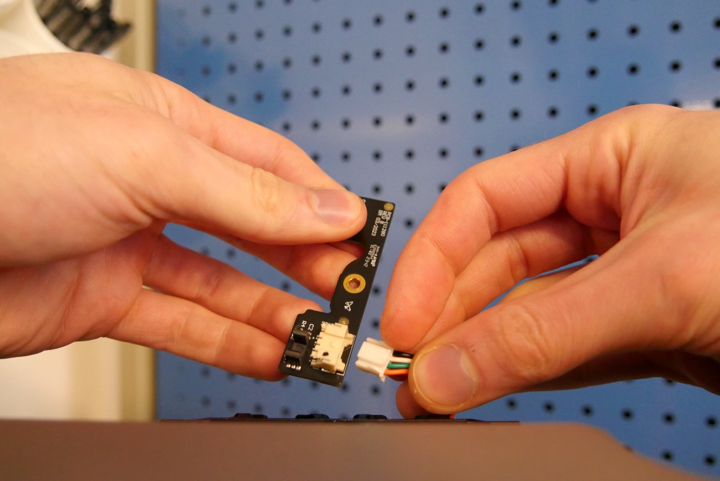 Connect the Z-axis limit switch cable