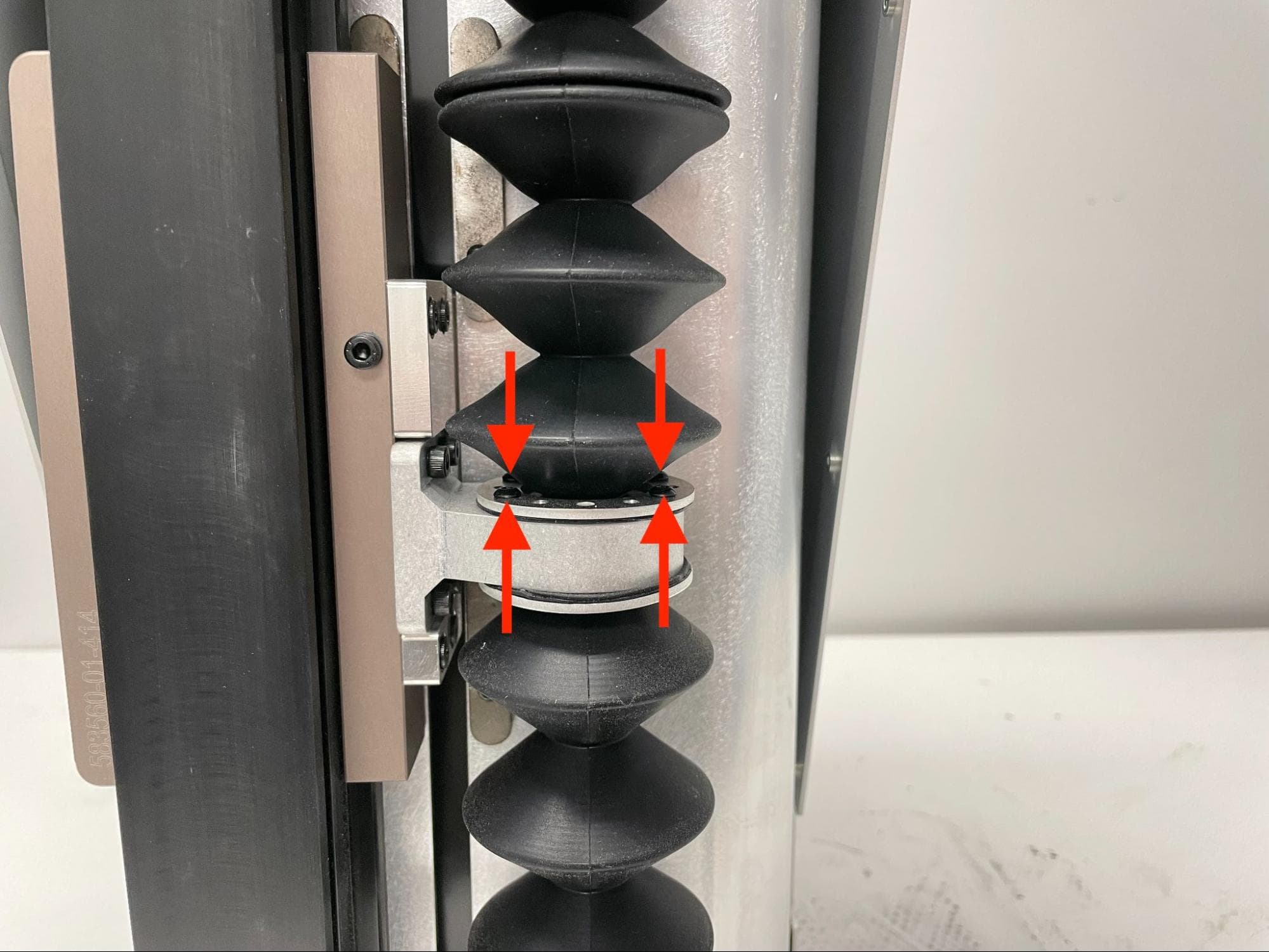 Check the carriage screws