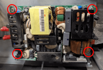 Install the new power supply
