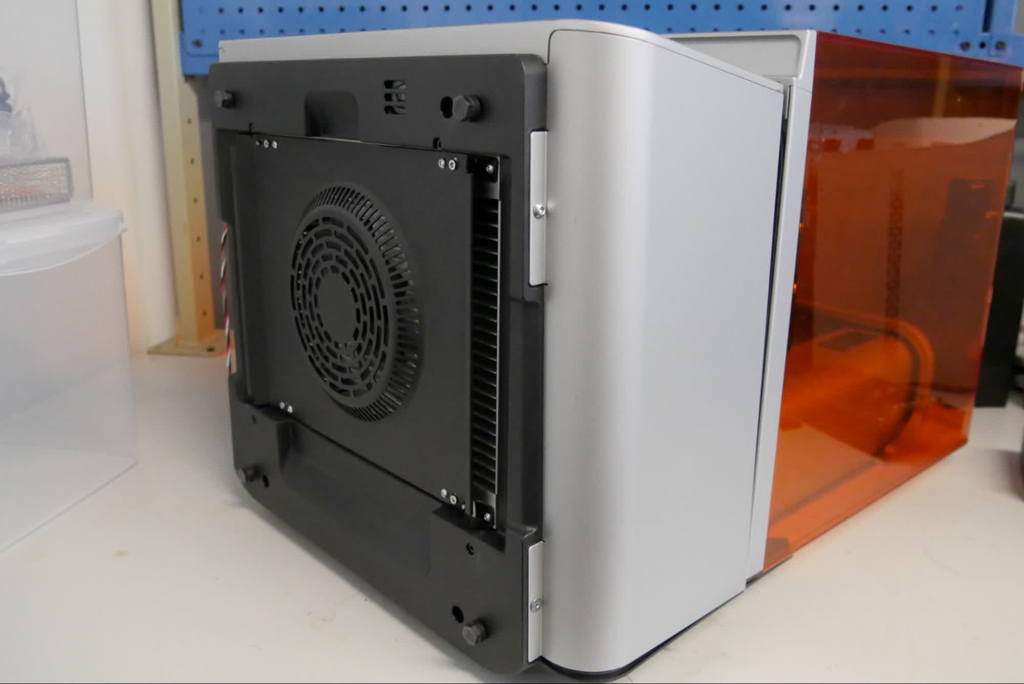 Step 1: Rotate printer