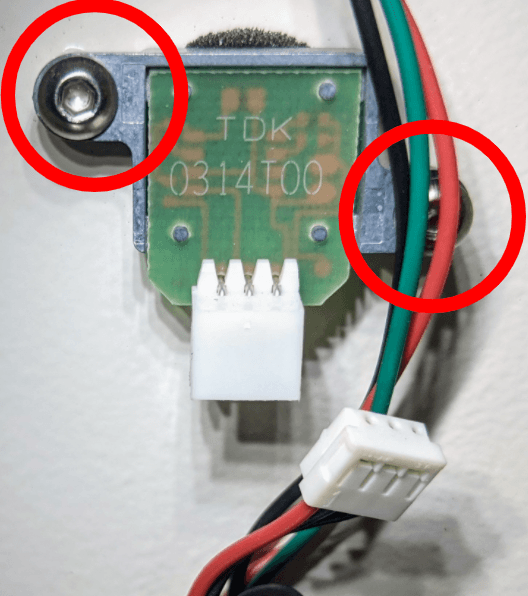 Replace the powder sensor(s)