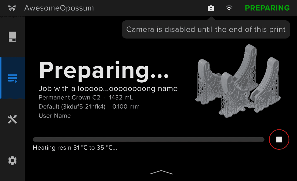 Form Studio 1 camera prompt