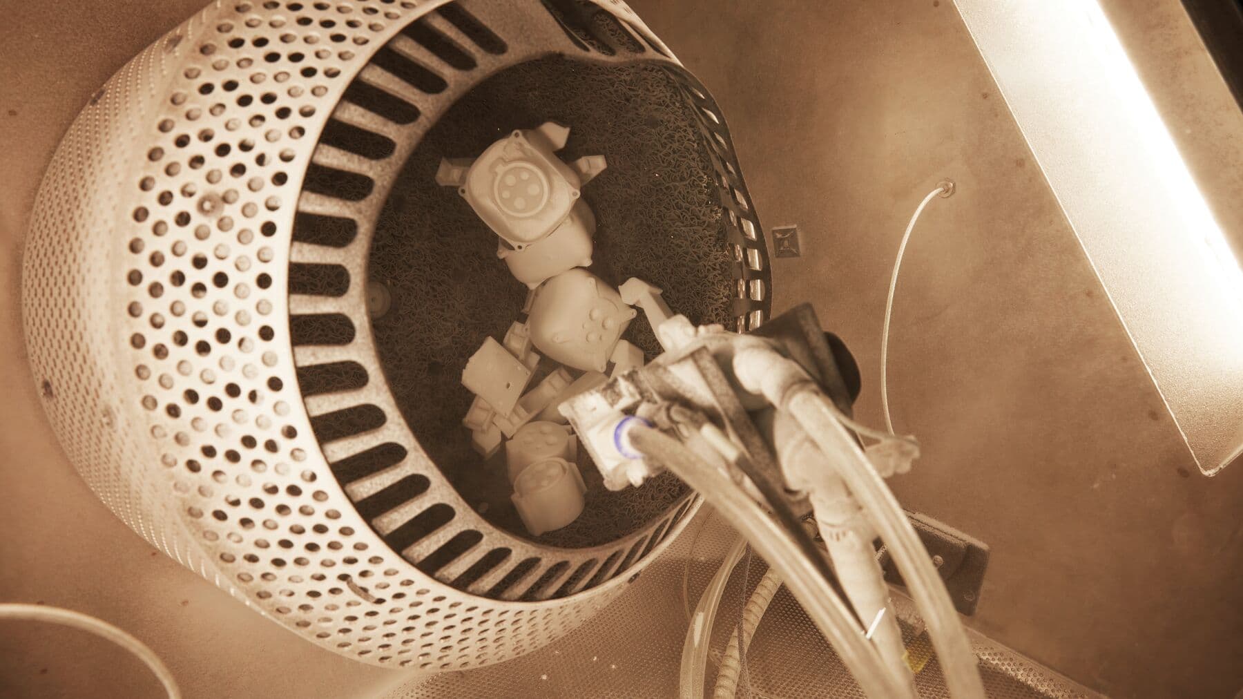 white parts in the fuse blast