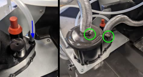 Install the replacement valve