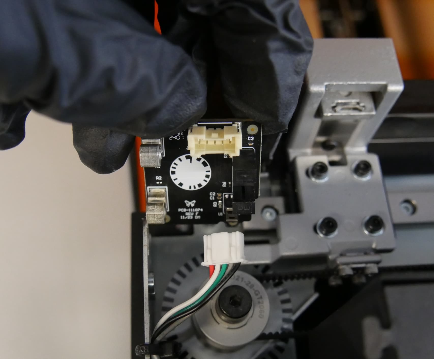 Step 3: Remove the mixer encoder board