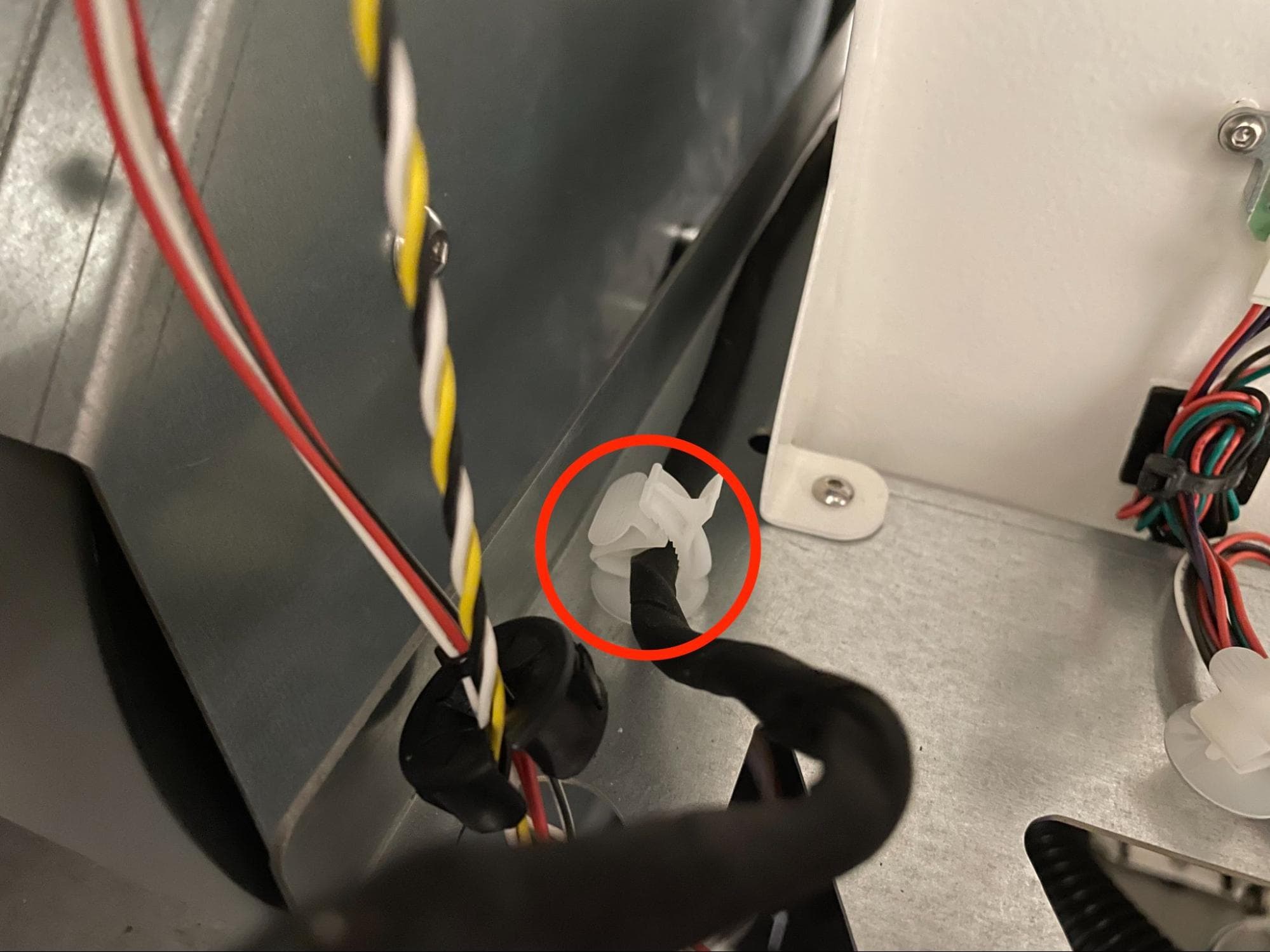 Remove the original wire harness