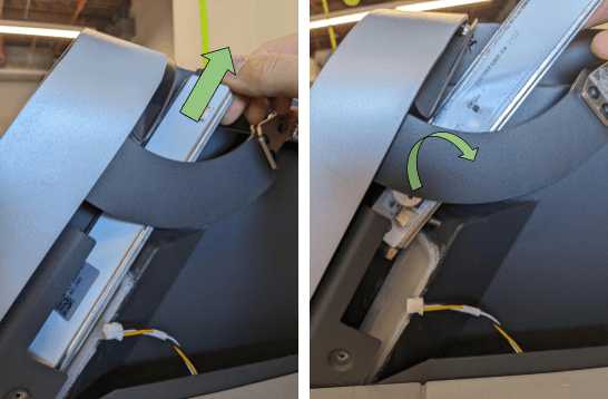Remove the Right LED Board