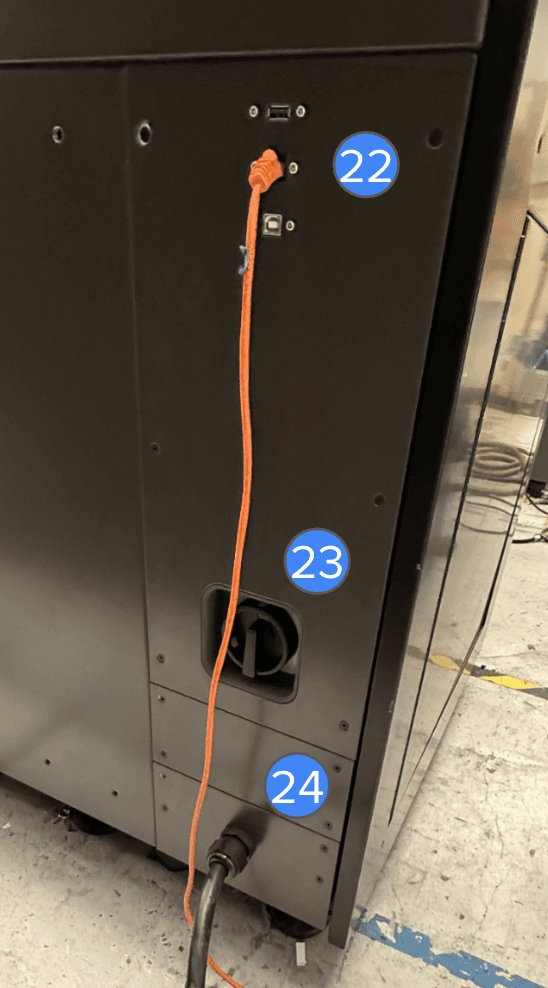 Fuse X1 product components - rear panel
