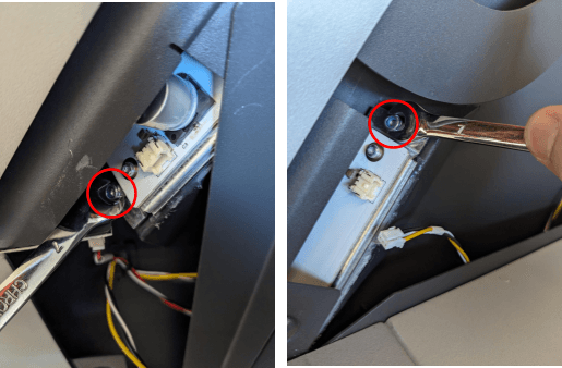 Remove the Right LED Board