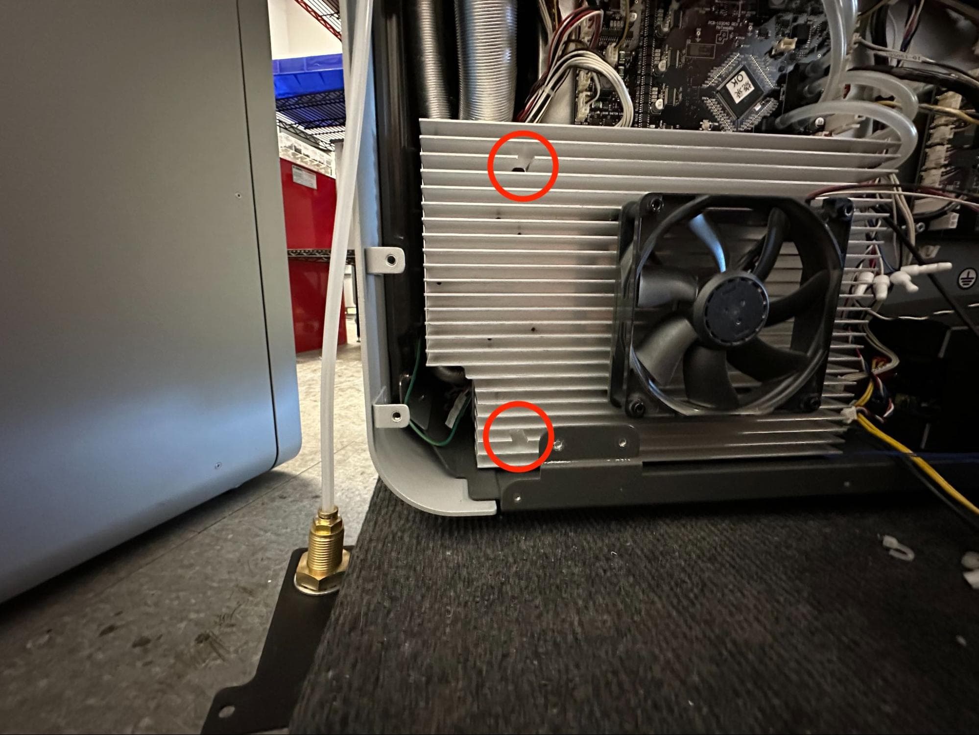 Install the new laser assembly