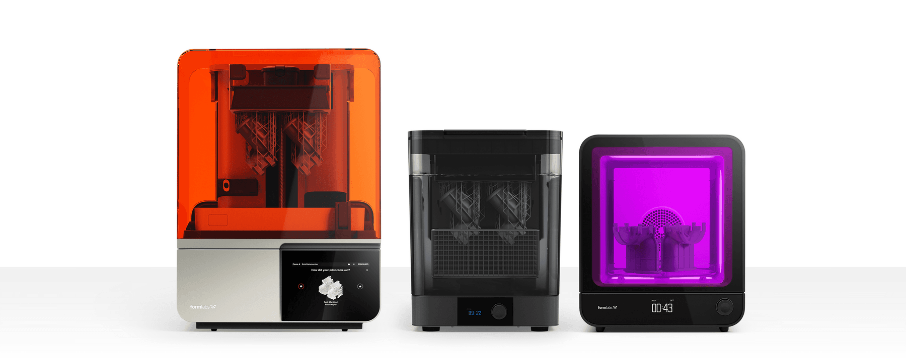 Form 4 3D printer, Form Wash, and Form Cure (2nd Generation)