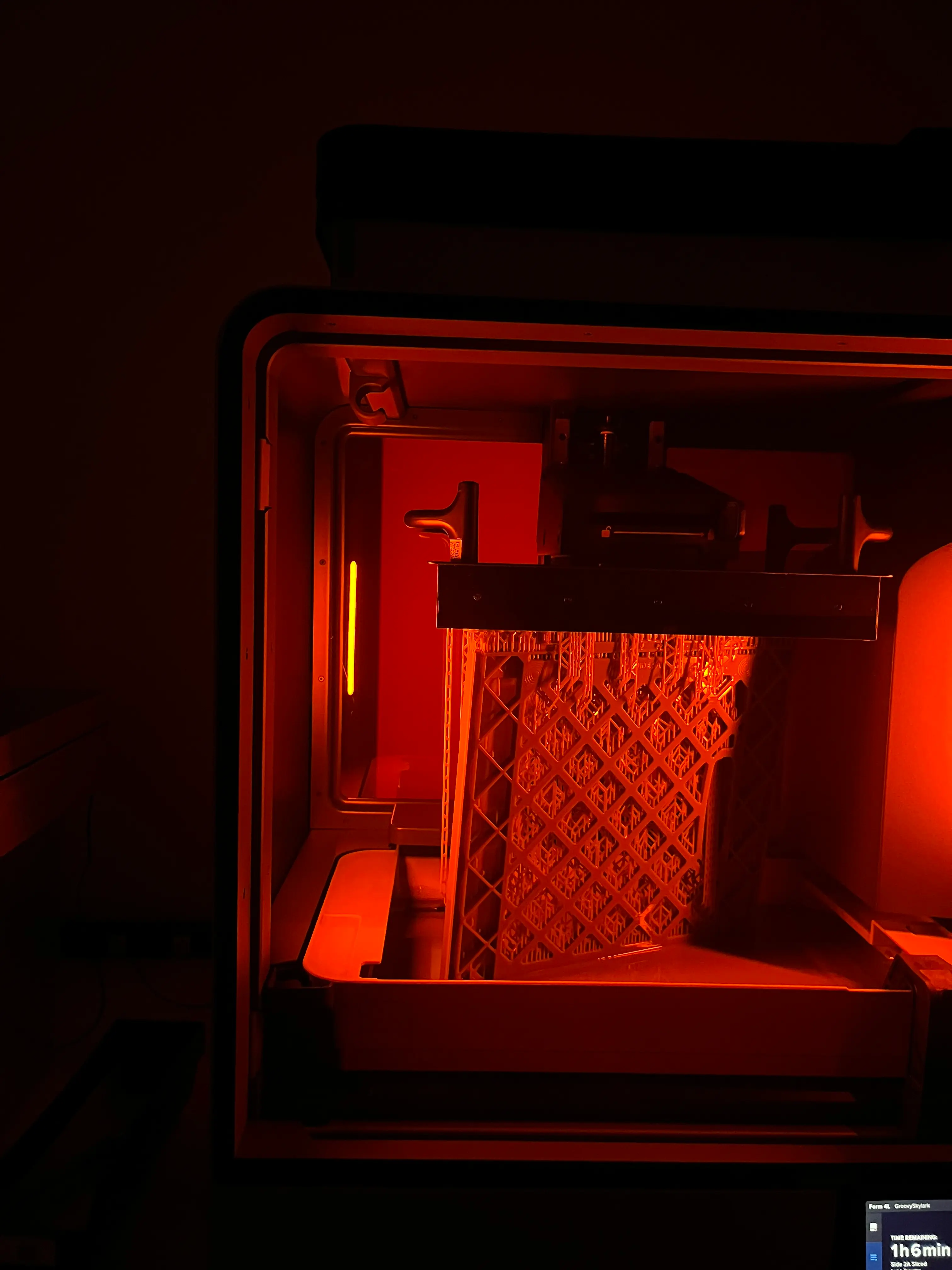 ubecube printing in progress