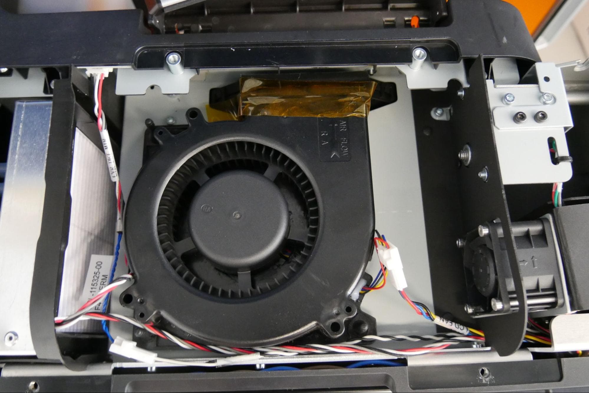 Form 4 LPU fan with tape reattached