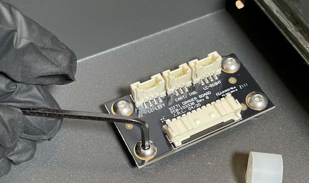 Replacing Sift Drawer Board and Hall Effect Sensor