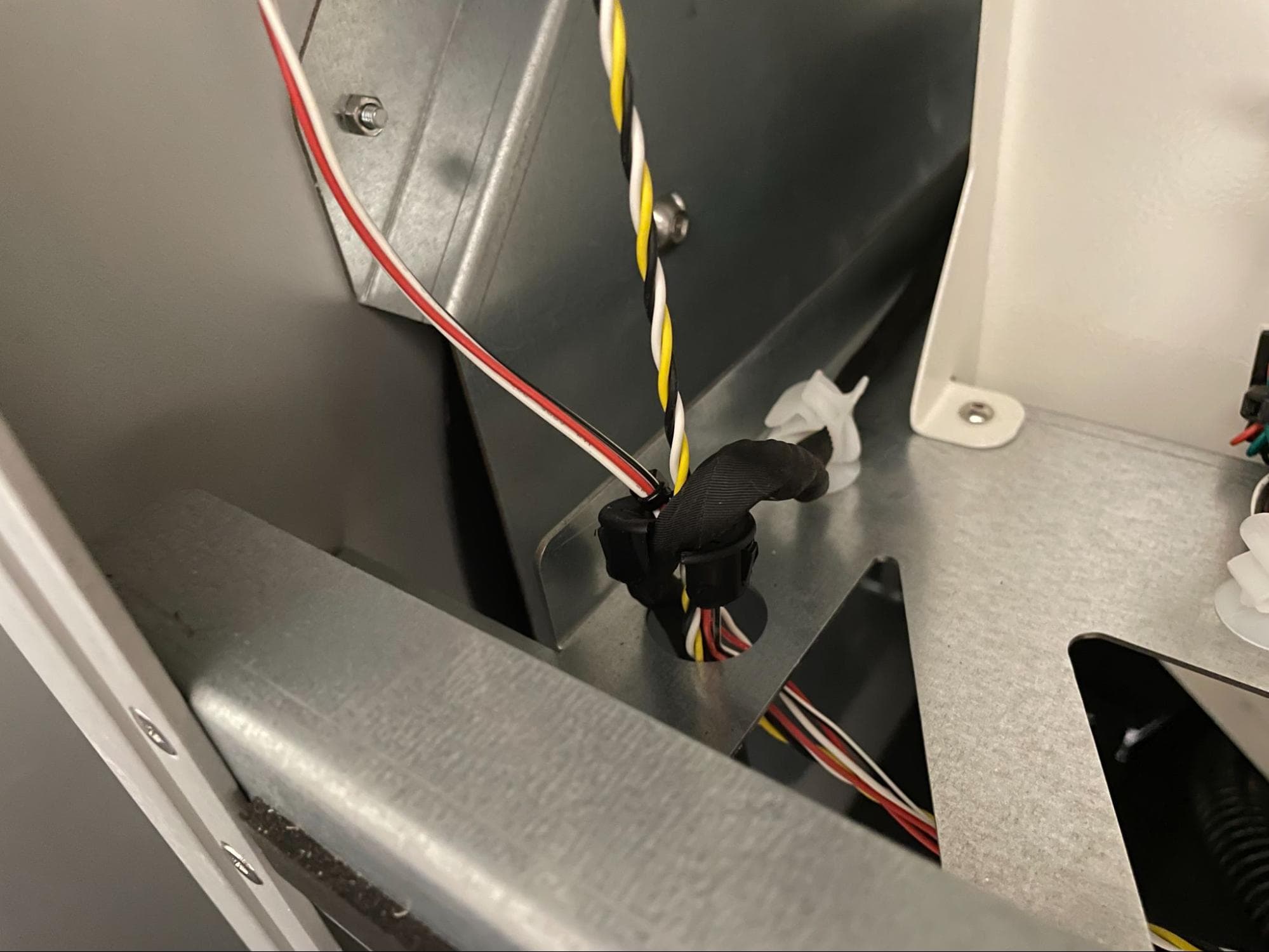 Remove the original wire harness