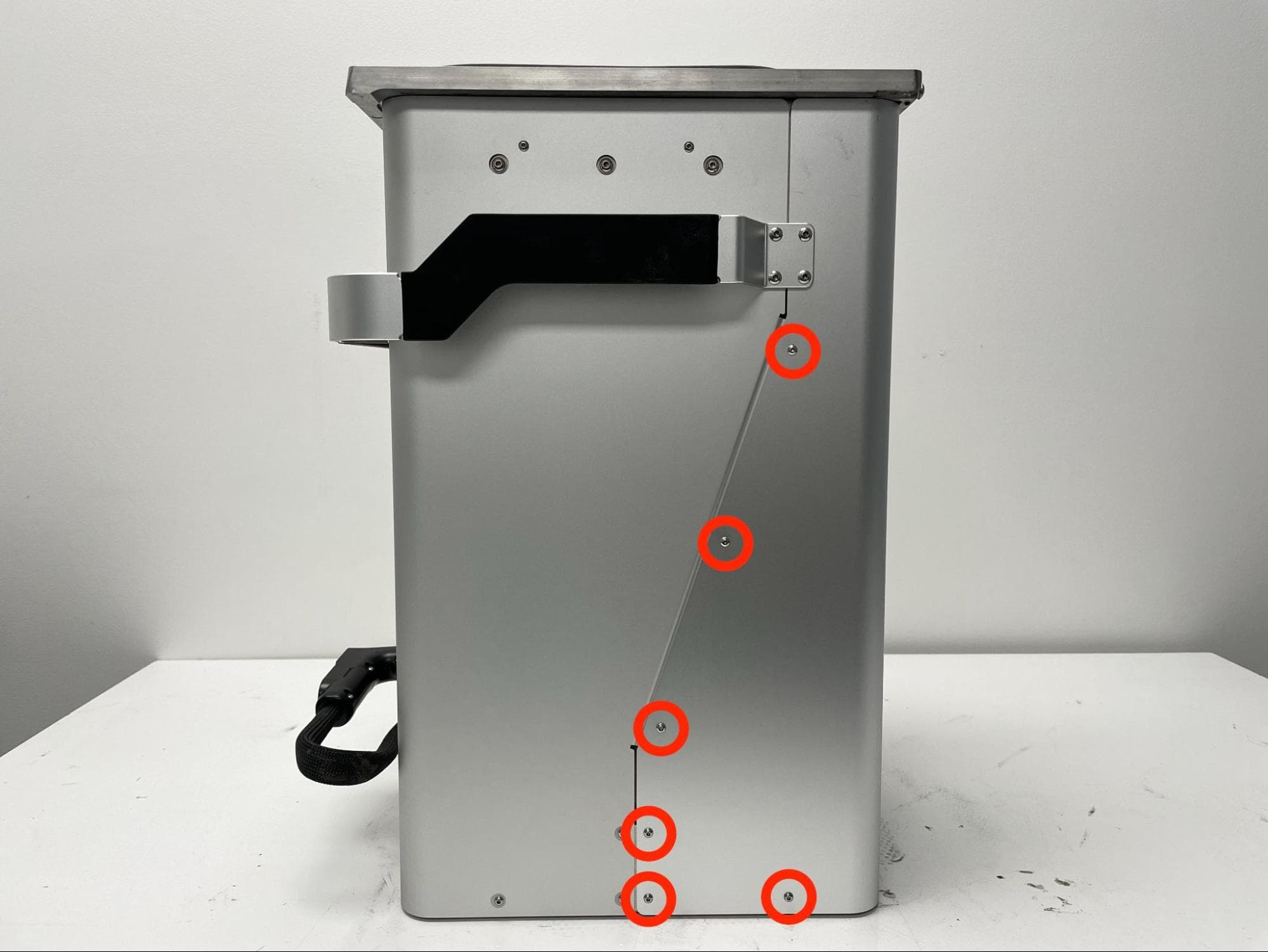 Replace the rear enclosure shell
