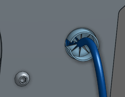 Step 4: Separate the blower fan cable from other wires