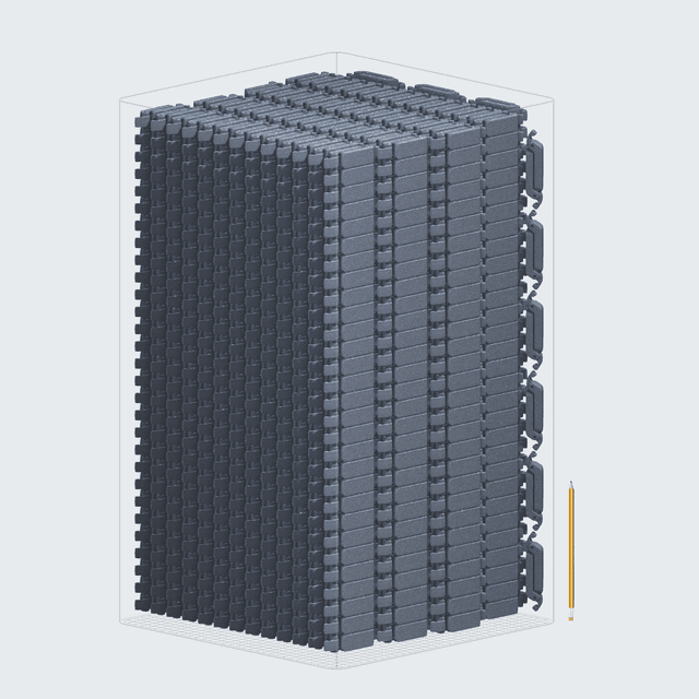 Fuse X1 생산 배치 빌드 파트 3280개