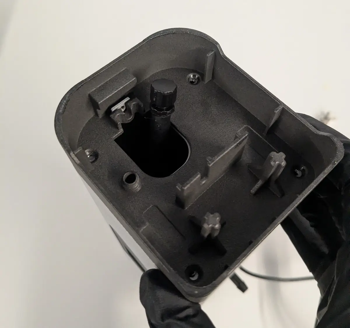 Step 1: Mount the pump skirt