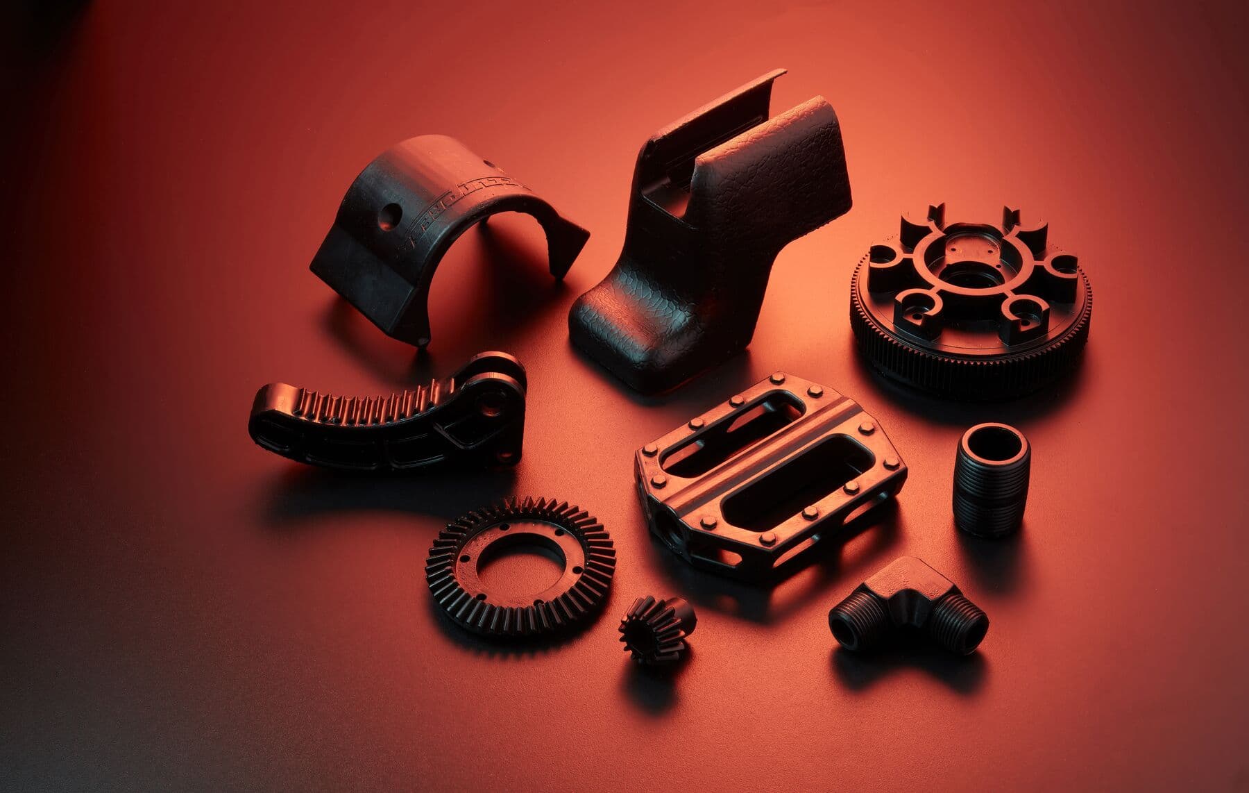 PU Rigid Resin printed parts